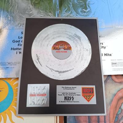 LOT 212: Vintage Albums - Kiss, Inxs, David Lee Roth, Def Leppard and More