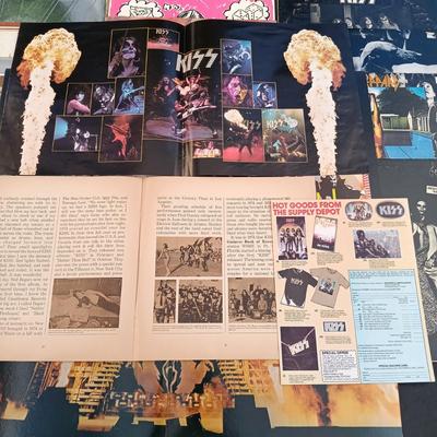 LOT 212: Vintage Albums - Kiss, Inxs, David Lee Roth, Def Leppard and More