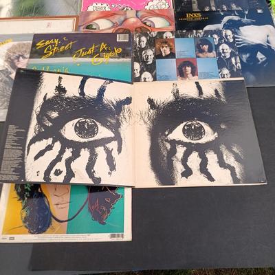 LOT 212: Vintage Albums - Kiss, Inxs, David Lee Roth, Def Leppard and More