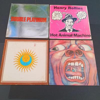 LOT 212: Vintage Albums - Kiss, Inxs, David Lee Roth, Def Leppard and More