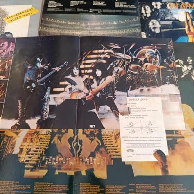 LOT 212: Vintage Albums - Kiss, Inxs, David Lee Roth, Def Leppard and More