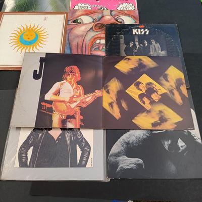 LOT 212: Vintage Albums - Kiss, Inxs, David Lee Roth, Def Leppard and More