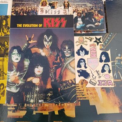 LOT 212: Vintage Albums - Kiss, Inxs, David Lee Roth, Def Leppard and More