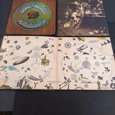 LOT 213: Classic Rock - Grateful Dead and Led Zeppelin Albums