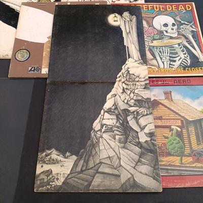LOT 213: Classic Rock - Grateful Dead and Led Zeppelin Albums