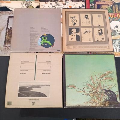 LOT 213: Classic Rock - Grateful Dead and Led Zeppelin Albums