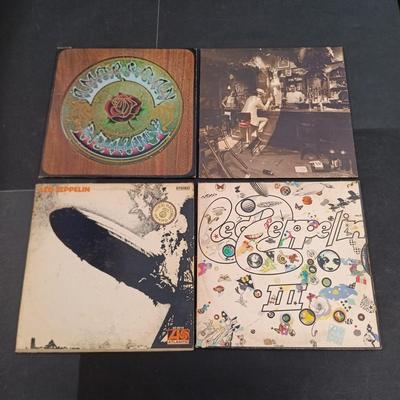 LOT 213: Classic Rock - Grateful Dead and Led Zeppelin Albums