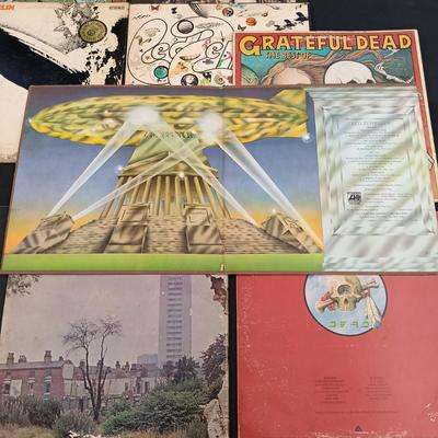 LOT 213: Classic Rock - Grateful Dead and Led Zeppelin Albums