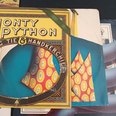 LOT 214: Collection of Movie / TV Soundtrack Albums - Saturday Night Fever, Flash Dance, Monty Python, Beverly Hills Cop and More