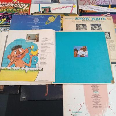 LOT 214: Collection of Movie / TV Soundtrack Albums - Saturday Night Fever, Flash Dance, Monty Python, Beverly Hills Cop and More