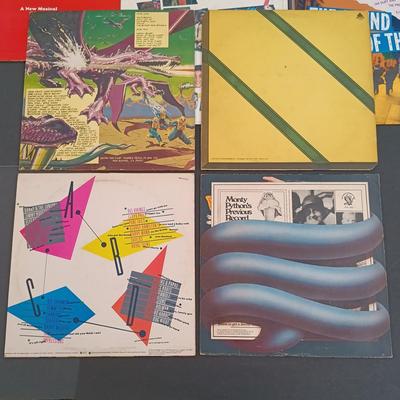 LOT 214: Collection of Movie / TV Soundtrack Albums - Saturday Night Fever, Flash Dance, Monty Python, Beverly Hills Cop and More