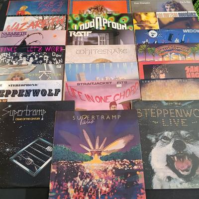 LOT 215: Vintage Collection of Albums - Supertramp, Whitesnake, Van Morrison, Peter Frampton and More