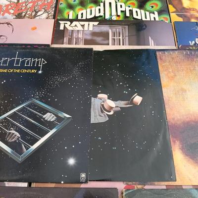 LOT 215: Vintage Collection of Albums - Supertramp, Whitesnake, Van Morrison, Peter Frampton and More