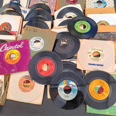 LOT 217: Collection of 45 Records