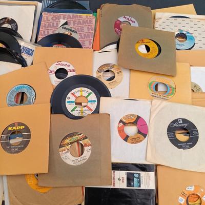LOT 217: Collection of 45 Records