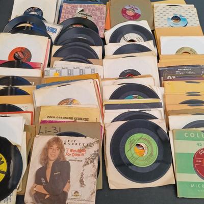 LOT 217: Collection of 45 Records