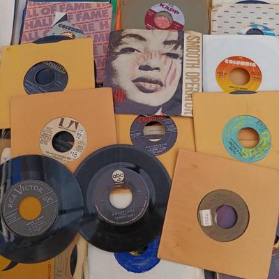 LOT 217: Collection of 45 Records