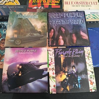 LOT 218: Collection of Vintage Albums - Genesis, Blue Oyster Cult, Prince and More