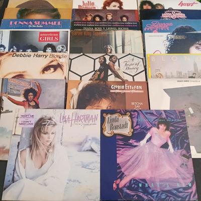 LOT 219: Vintage Vinyl - Cher, Blondie, Gloria Estefan, Heart, Donna Summer and More