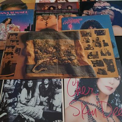 LOT 219: Vintage Vinyl - Cher, Blondie, Gloria Estefan, Heart, Donna Summer and More