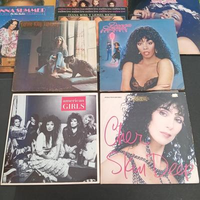 LOT 219: Vintage Vinyl - Cher, Blondie, Gloria Estefan, Heart, Donna Summer and More