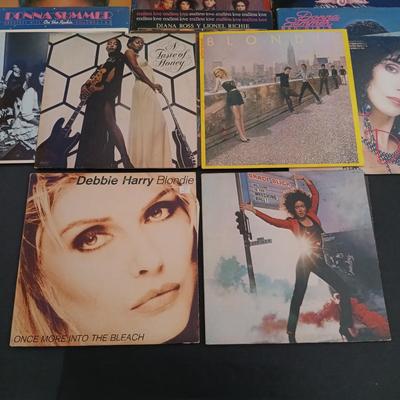 LOT 219: Vintage Vinyl - Cher, Blondie, Gloria Estefan, Heart, Donna Summer and More