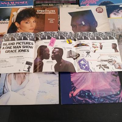 LOT 219: Vintage Vinyl - Cher, Blondie, Gloria Estefan, Heart, Donna Summer and More