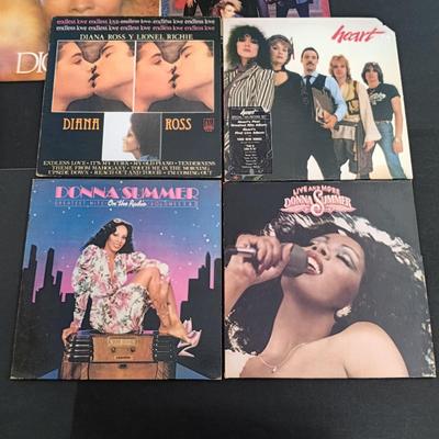 LOT 219: Vintage Vinyl - Cher, Blondie, Gloria Estefan, Heart, Donna Summer and More