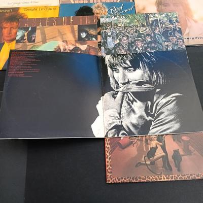 LOT 220: Vintage Vinyl Collection - Peter Gabriel, Rod Stewart and More