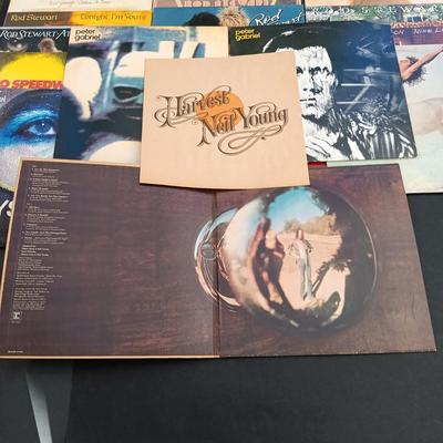 LOT 220: Vintage Vinyl Collection - Peter Gabriel, Rod Stewart and More