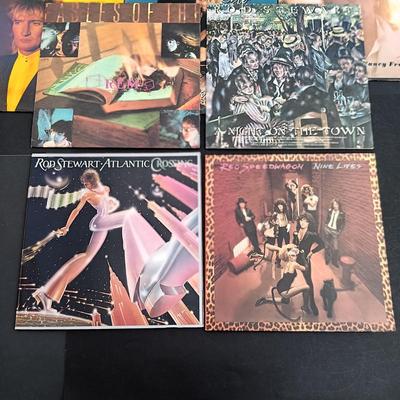LOT 220: Vintage Vinyl Collection - Peter Gabriel, Rod Stewart and More