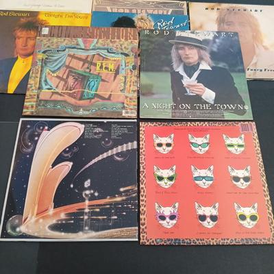 LOT 220: Vintage Vinyl Collection - Peter Gabriel, Rod Stewart and More