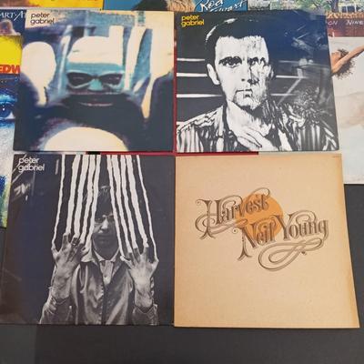 LOT 220: Vintage Vinyl Collection - Peter Gabriel, Rod Stewart and More