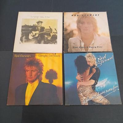 LOT 220: Vintage Vinyl Collection - Peter Gabriel, Rod Stewart and More