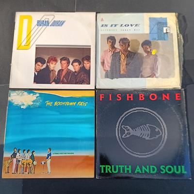 LOT 221: Vinyl Record Collection - Elvis Costello, Nirvana, Duran Duran, Men At Work and More