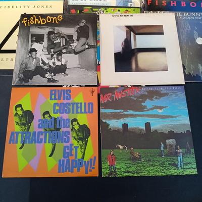 LOT 221: Vinyl Record Collection - Elvis Costello, Nirvana, Duran Duran, Men At Work and More