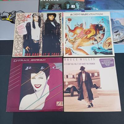 LOT 222: Collection of Albums - Limited Edition Sealed The Black Keys Rubber Factory, The Cars, Duran Duran, Bruce Willis, Millie Vanilli...