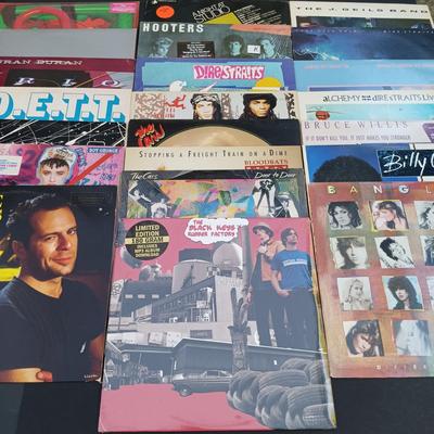 LOT 222: Collection of Albums - Limited Edition Sealed The Black Keys Rubber Factory, The Cars, Duran Duran, Bruce Willis, Millie Vanilli...