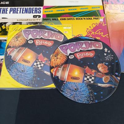 LOT 223: Classic Albums - Limited Edition Picture Disc, Daryl Hall and John Oates, The Pretenders, The Police, Stray Cats and More