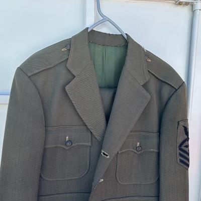 US NAVY UNIFORM OFFICER DRESS GREEN JACKET