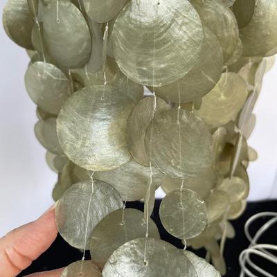 Unique Capiz Shell Table Lamp
