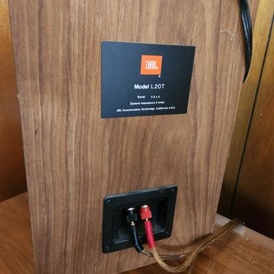 Pair Vintage JBL Model L20T Speakers Working