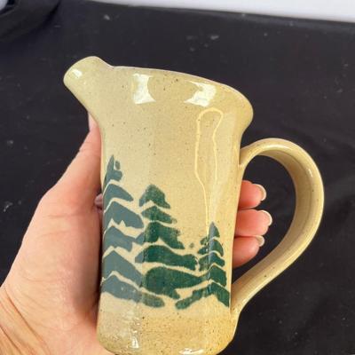 Artist Made Pottery Syrup/Cream Pitcher