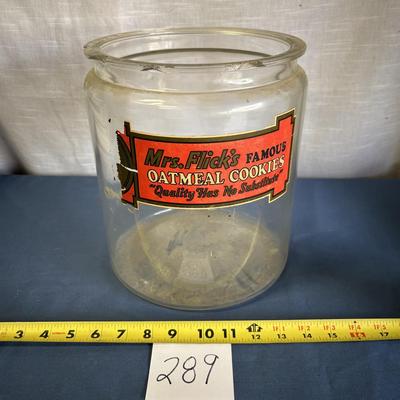 Mrs.Flicks Oatmeal Cookie Jar