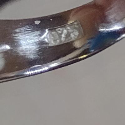 Sterling Silver Ring with Interchangeable Settings- Size 6 (#74)