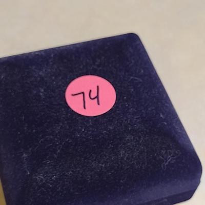 Sterling Silver Ring with Interchangeable Settings- Size 6 (#74)