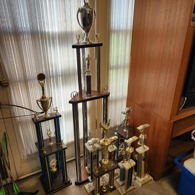 Collection of Car Racing and Car Shows Trophies