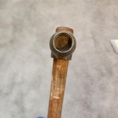 Lot of 3 Collectables Vintage Pipe Tomahawk ,SOG Fasthawk Axe, Walking Stick Cane Sword