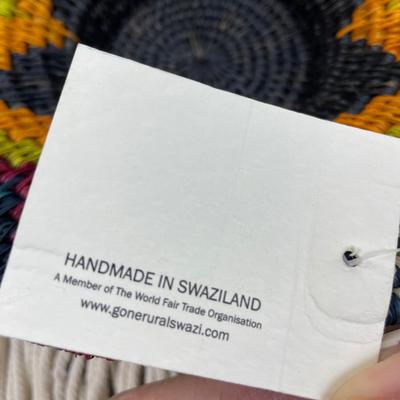2 Macrame Wall Hangings and Swaziland Basket