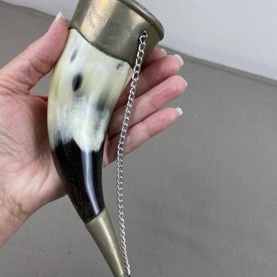 Vintage Drinking Horn